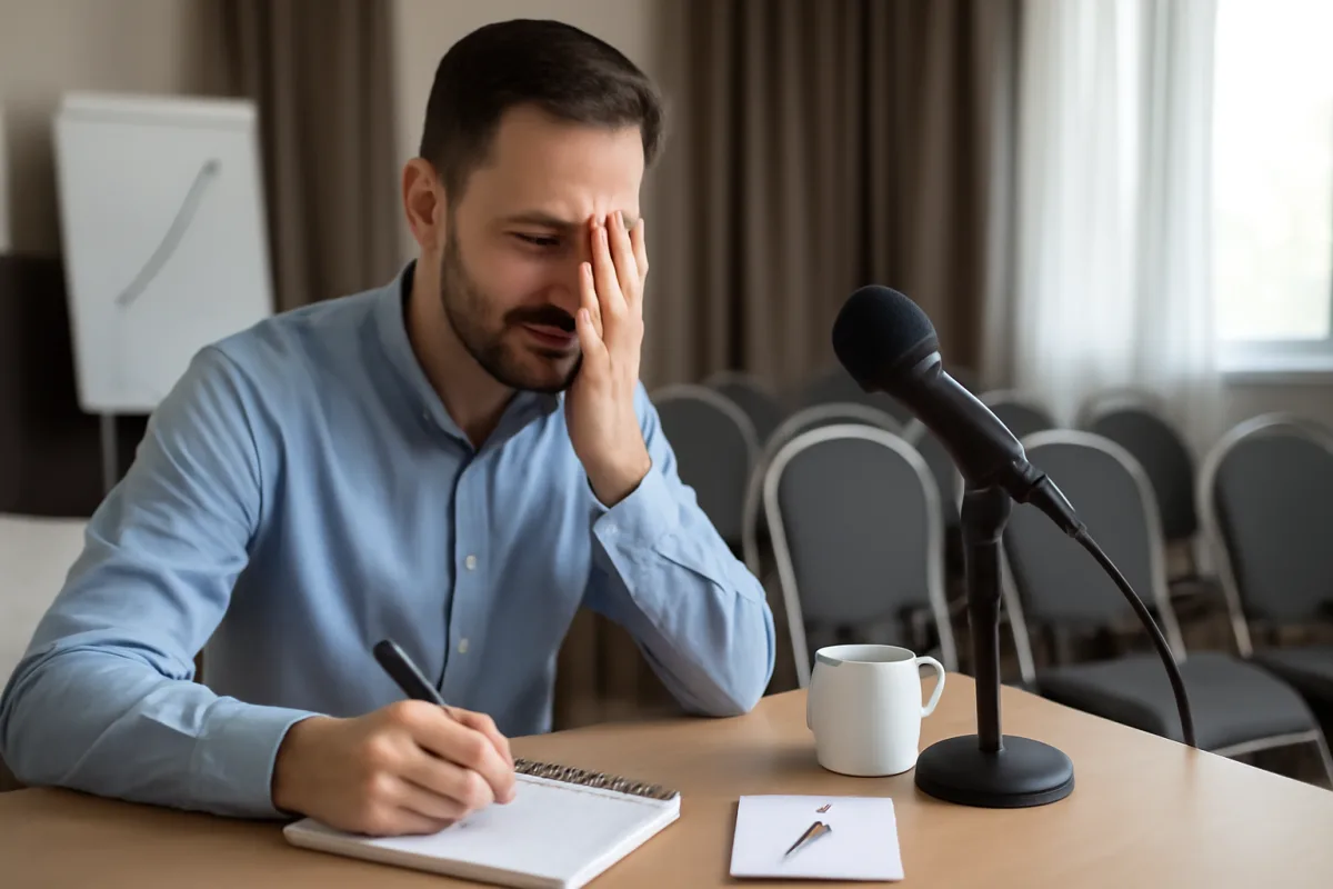 Gestire l’ansia da prestazione: il metodo pratico per prepararsi a parlare in pubblico senza stress